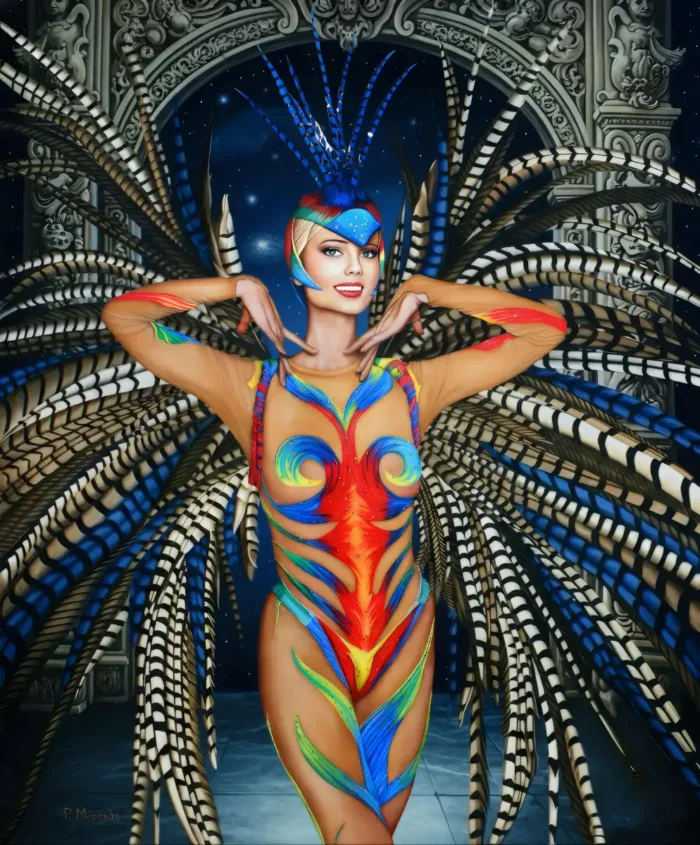 Dancer with Feathers - Rania Mesiskli - 1