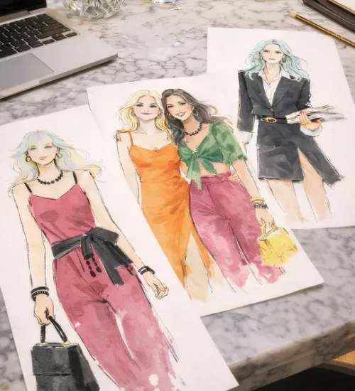 Fashion Illustration - Rania Mesiskli - 9